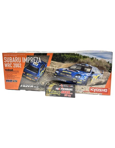Voiture rc PACK Kyosho Fazer FZ02-R Subaru Impreza + FREE 2S-4000 Battery