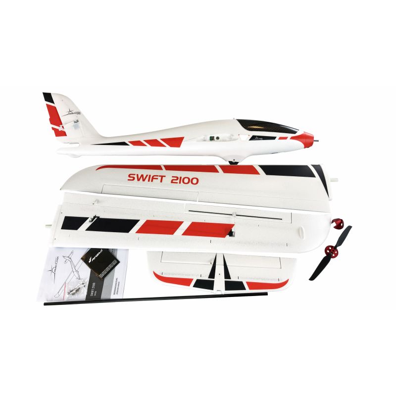Planeur radiocommandé, Planeur motorisé AMXPlanes Swift 2100 EPO PNP