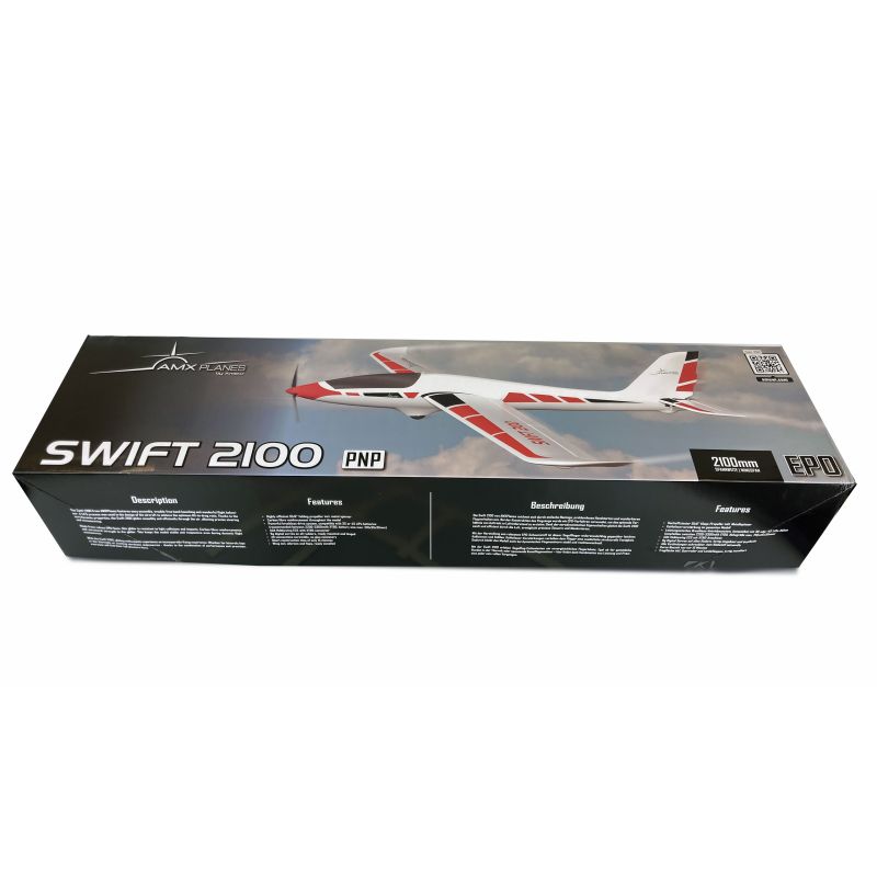 Planeur radiocommandé, Planeur motorisé AMXPlanes Swift 2100 EPO PNP