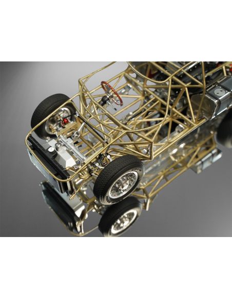 Maquette CMC Ferrari 250 LM, CHÂSSIS ROULANT ET CARROSSERIE EN VITRINE Édition limitée à 1000 exemplaires.