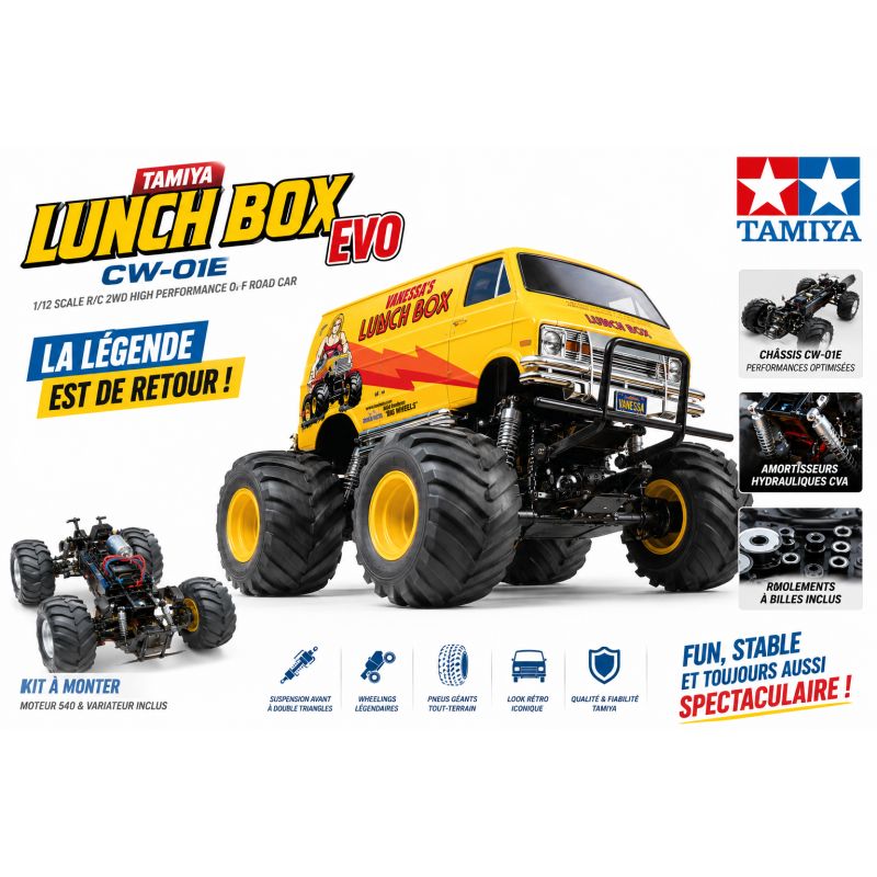 Voiture TT Lunch Box Evo CW-01E 1/12