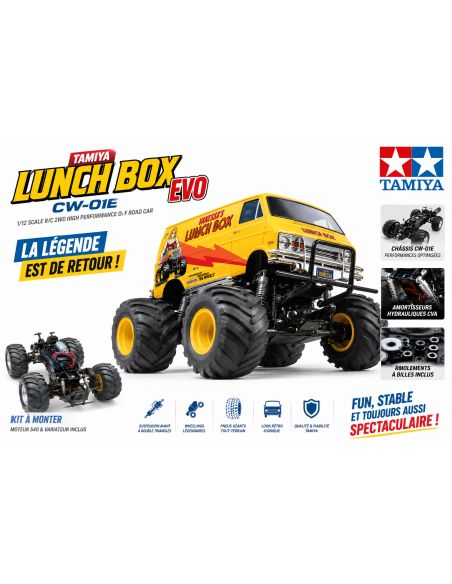 Voiture TT Lunch Box Evo CW-01E 1/12