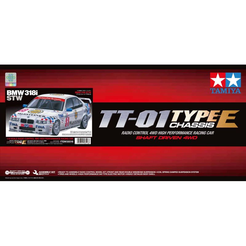 Voiture rc BMW 318i STW TT01E 1/10