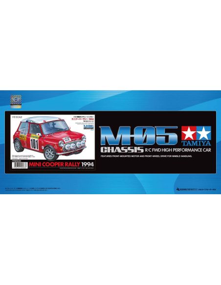 Voiture rc Mini Cooper MonteCarlo M-05 1/10