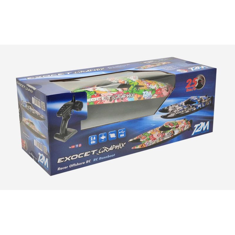 Bateau rc off-shore Exocet Graphix