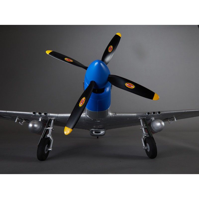 Avion rc, radiocommandé, 750mm P-51D Mustang Warbird PNP kit - blue