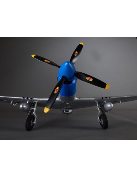 Avion rc, radiocommandé, 750mm P-51D Mustang Warbird PNP kit - blue