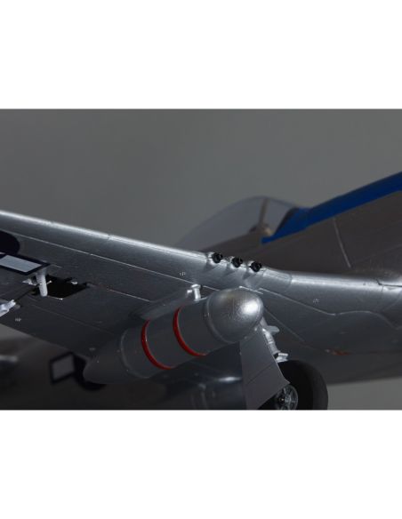 Avion rc, radiocommandé, 750mm P-51D Mustang Warbird PNP kit - blue