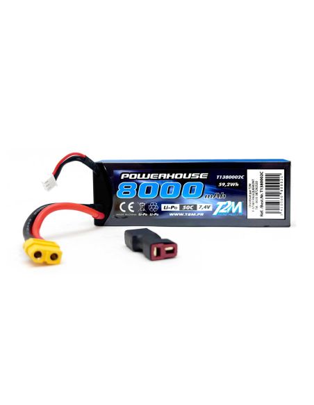 Accu Li-Po 2S 8000 mAh 7.4v
