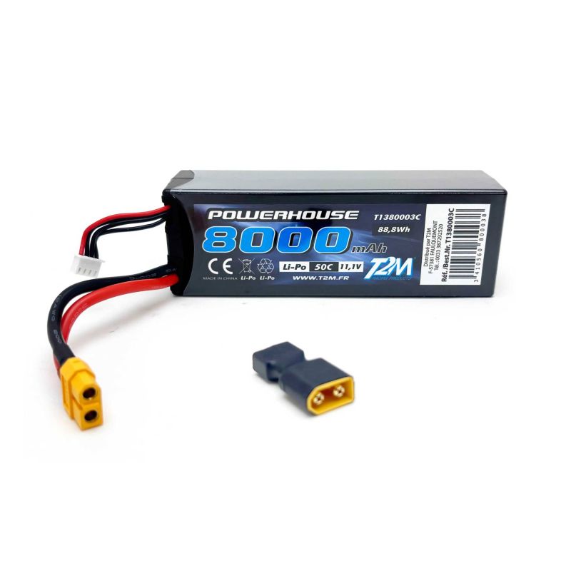 Accu Li-Po 3S 8000 mAh 11.1v