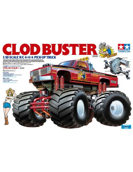 Voiture Grosse roue Clod Buster 2026 1/10