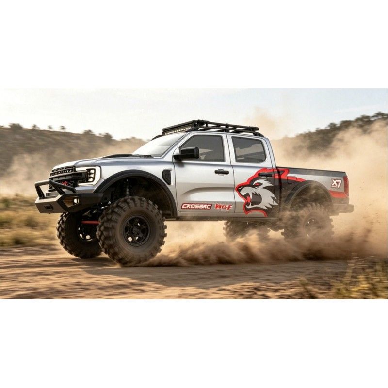 Voiture Crawler Crawling kit - EMO X7 RTR brushless (silvery)