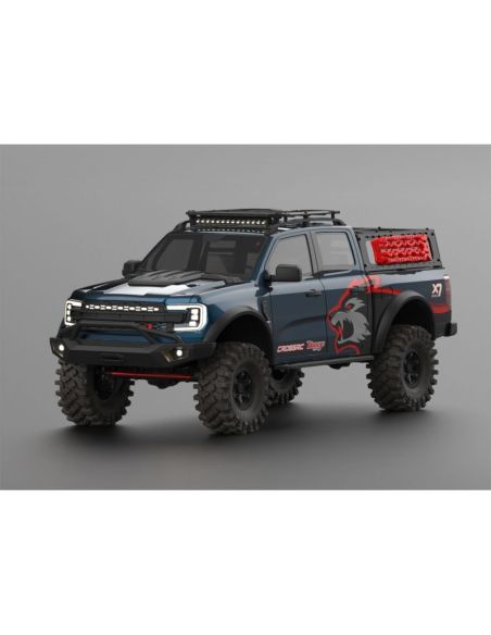 Voiture Rc Crawling kit - EMO X7 RTR brushless (blue)