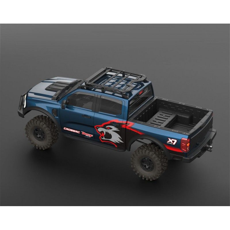 Voiture Rc Crawling kit - EMO X7 RTR brushless (blue)