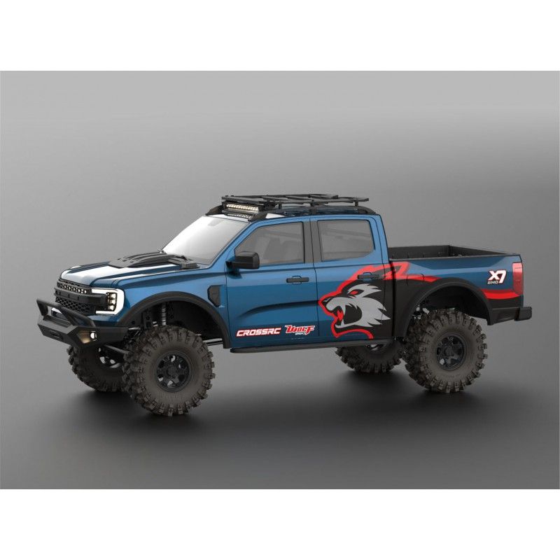 Voiture Rc Crawling kit - EMO X7 RTR brushless (blue)
