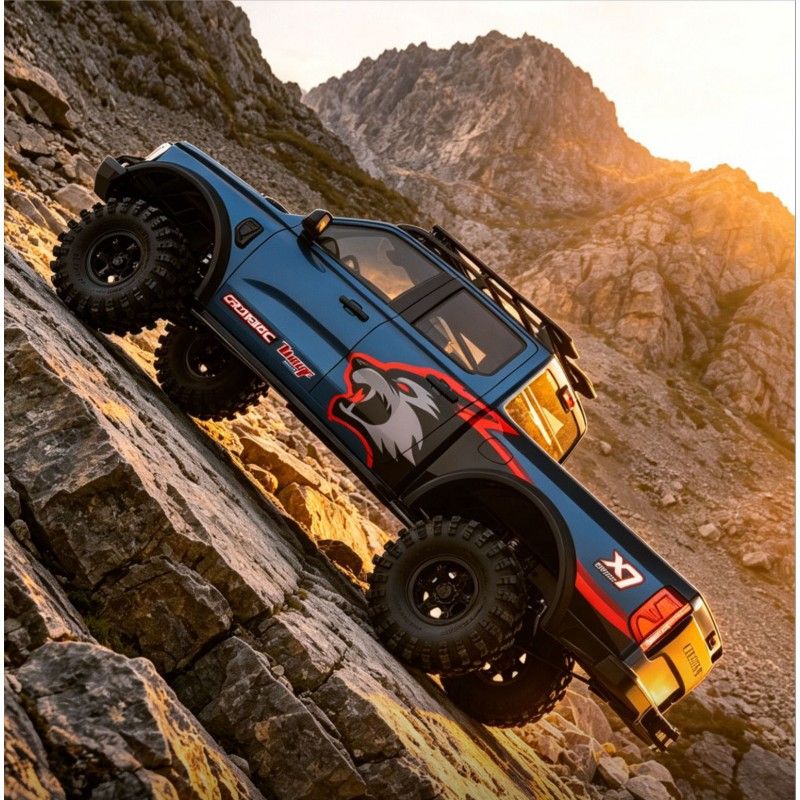 Voiture Rc Crawling kit - EMO X7 ARTR kit (silvery)