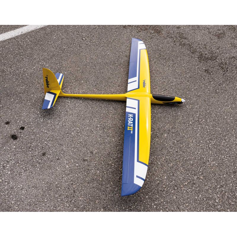Robbe Modellsport Produit de deuxième choix K-Rat II Pro entièrement en fibre de verre ARF 2,0 m Modèle polyvalent compact avec 