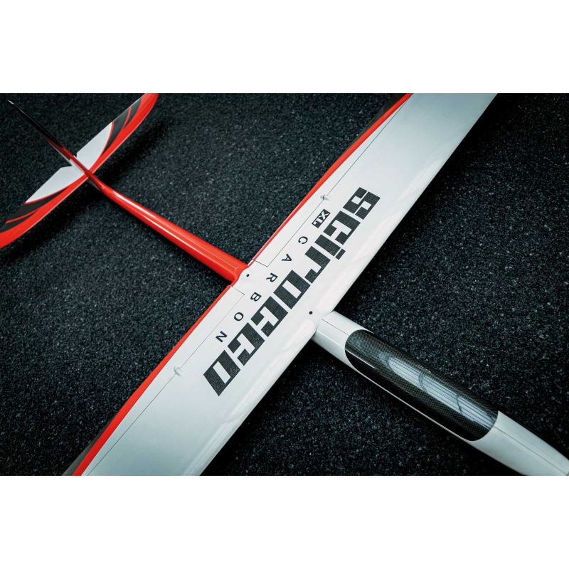 Robbe Modellsport Scirocco XL 4,5 m ARF (blanc) en carbone Planeur haute performance avec aile à 4