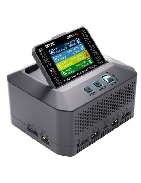 Chargeur Q500neo Quattro AC/DC Smart Charger (AC max 500W -DC max 1000W total)