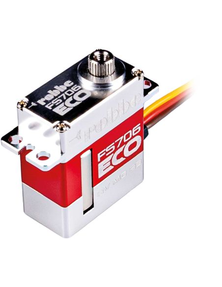Servo, servosmoteur Robbe Modellsport Servo numérique FS 706 HV MG Eco Compatible avec le montage X12