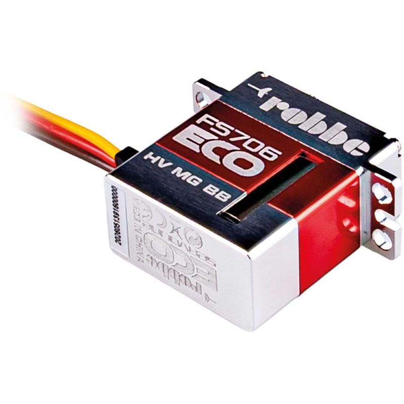 Servo, servosmoteur Robbe Modellsport Servo numérique FS 706 HV MG Eco Compatible avec le montage X12