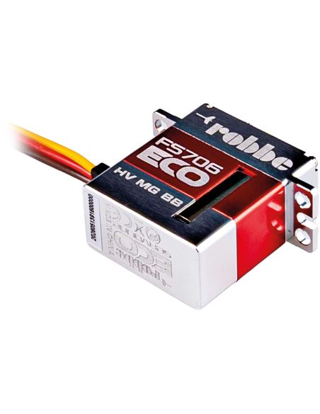 Servo, servosmoteur Robbe Modellsport Servo numérique FS 706 HV MG Eco Compatible avec le montage X12