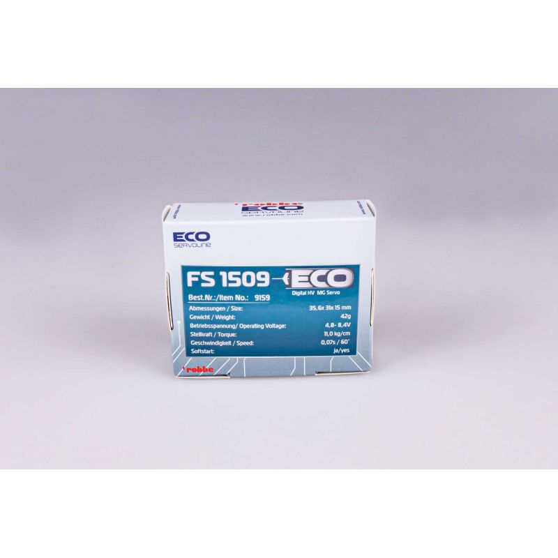 Servo, servomoteur Robbe Modellsport Servo numérique FS 1509 Eco HV MG