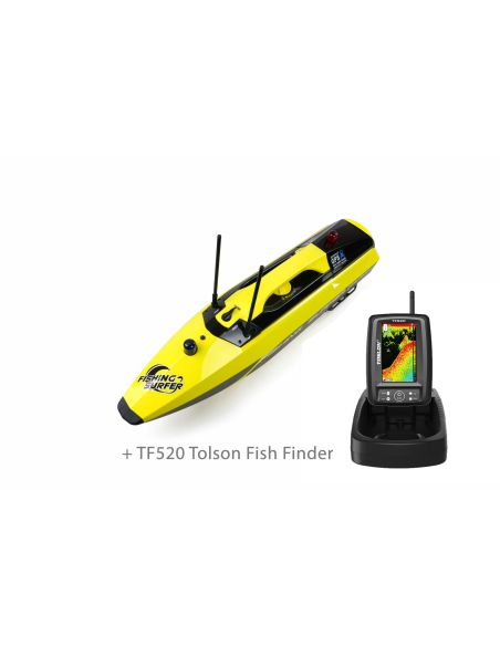 Bateau Amorceur Joysway Fishing Surfer V3 + Echo sondeur TF520 Tolson