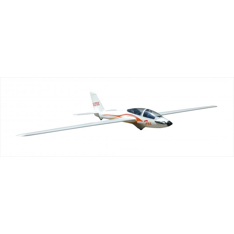 Planeur Rc 1/6 Glider 2300mm : Fox V2 (with flaps) PNP Kit