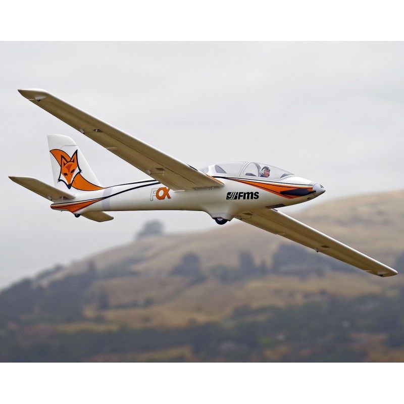 Planeur rc 1/5 Glider 3000mm : Fox PNP Kit