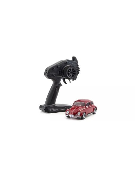 Voiture rc Kyosho Mini-Z MR04 RWD Volkswagen Beetle 1300 1966 Rouge Rubis