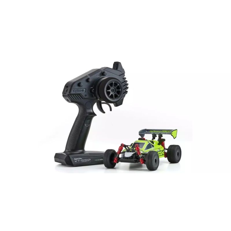 Kyosho Mini-Z MB010 Readyset 4WD Inferno MP9 TKI Blanc/jaunes